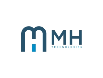 MH Technologies logo design by wongndeso