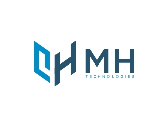 MH Technologies logo design by wongndeso