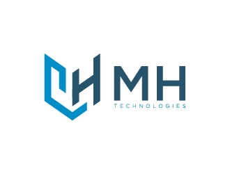 MH Technologies logo design by wongndeso