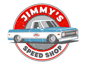 Jimmy’s Speed Shop logo design by Ultimatum