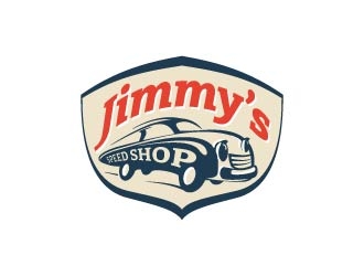 Jimmy’s Speed Shop logo design by hwkomp