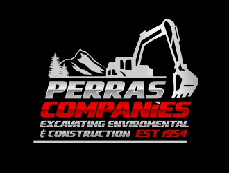 Perras Companies logo design by Gopil