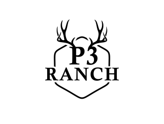 P 3 Ranch logo design by bismillah