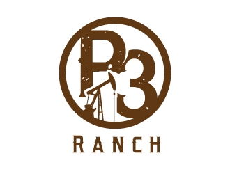 P 3 Ranch logo design by jaize