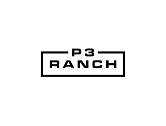 P 3 Ranch logo design by alby