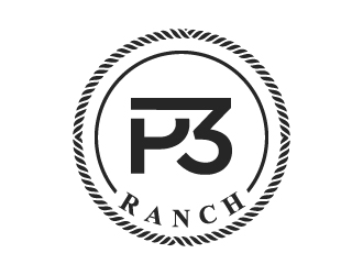 P 3 Ranch logo design by wongndeso