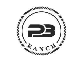 P 3 Ranch logo design by wongndeso