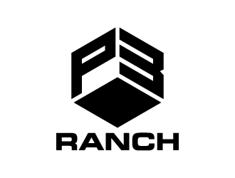 P 3 Ranch logo design by denfransko