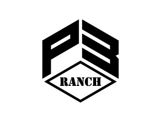 P 3 Ranch logo design by denfransko