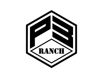 P 3 Ranch logo design by denfransko