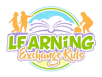 Learning Exchange Kids logo design by MAXR