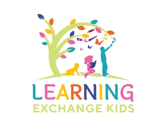 Learning Exchange Kids logo design by Roma