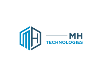 MH Technologies logo design by Nafaz