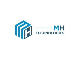 MH Technologies logo design by Nafaz