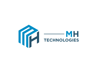 MH Technologies logo design by Nafaz