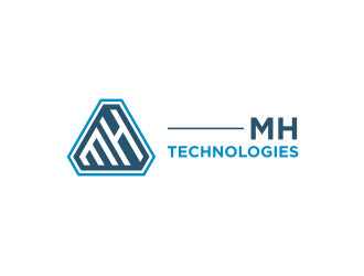 MH Technologies logo design by Nafaz