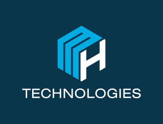 MH Technologies logo design by lexipej