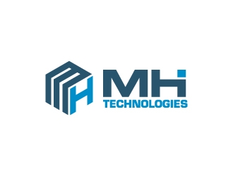 MH Technologies logo design by jaize