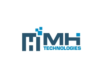 MH Technologies logo design by jaize