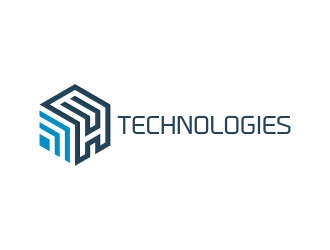 MH Technologies logo design by brandshark