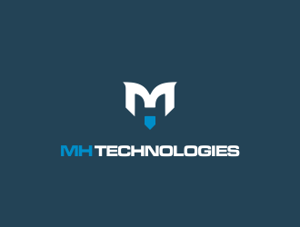 MH Technologies logo design by mashoodpp