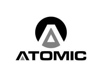 atomic logo design by p0peye