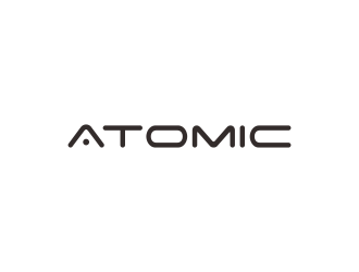 atomic logo design by p0peye