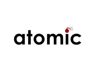 atomic logo design by puthreeone