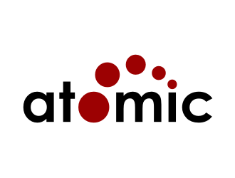 atomic logo design by puthreeone