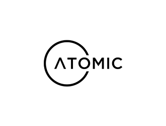 atomic logo design by kurnia