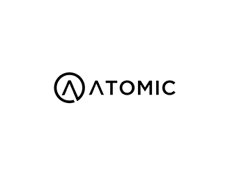 atomic logo design by kurnia