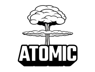 atomic logo design by Pyro-Manu