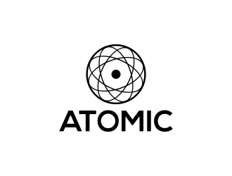 atomic logo design by RIANW