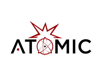 atomic logo design by Purwoko21