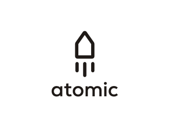 atomic logo design by restuti