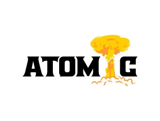 atomic logo design by MonkDesign