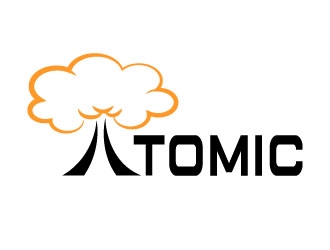 atomic logo design by MonkDesign