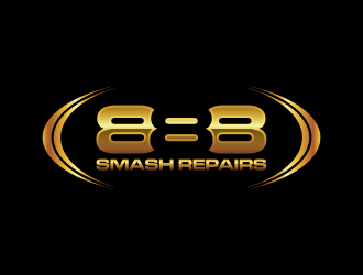 888 Smash Repairs logo design by qqdesigns