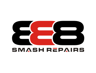 888 Smash Repairs logo design by Franky.