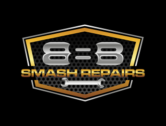 888 Smash Repairs logo design by qqdesigns