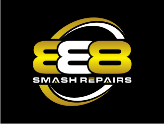 888 Smash Repairs logo design by Franky.