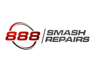 888 Smash Repairs logo design by javaz