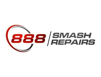 888 Smash Repairs logo design by javaz