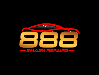 888 Smash Repairs logo design by yans