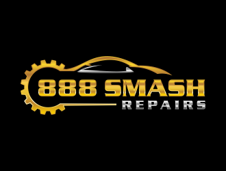 888 Smash Repairs logo design by scolessi