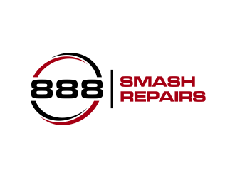 888 Smash Repairs logo design by scolessi