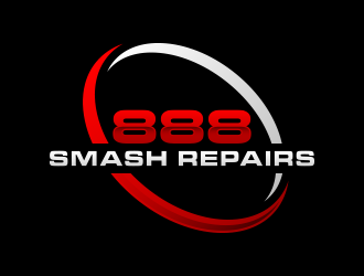 888 Smash Repairs logo design by lexipej