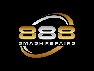 888 Smash Repairs logo design by evdesign