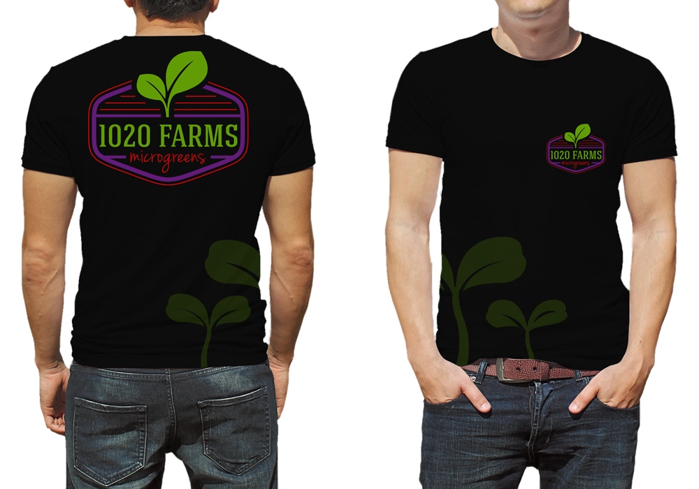 1020 farms logo design by Gelotine