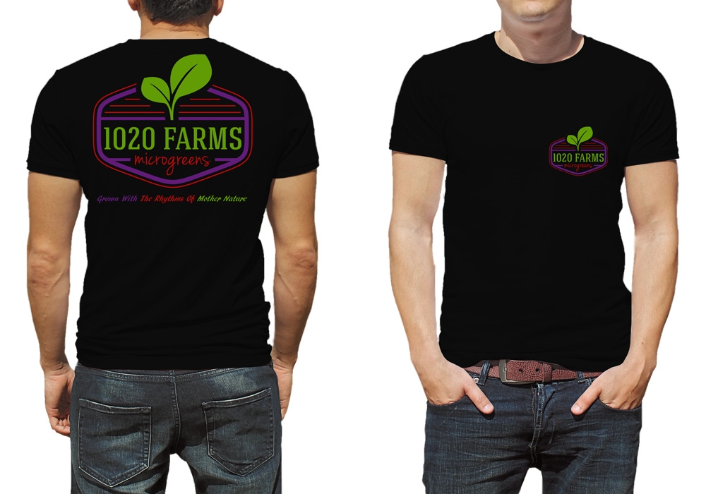 1020 farms logo design by Gelotine